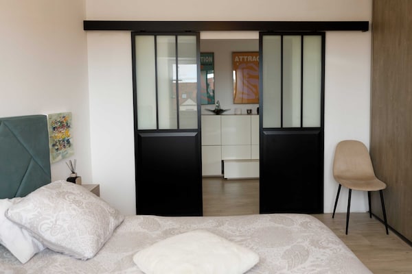 Foto van Prachtig 3-slaapkamer/6-persoons familieappartement in Straatsburg - Untagged
