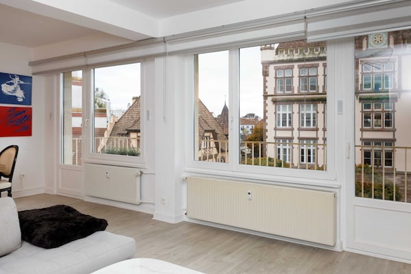 Foto van Prachtig 3-slaapkamer/6-persoons familieappartement in Straatsburg - Untagged