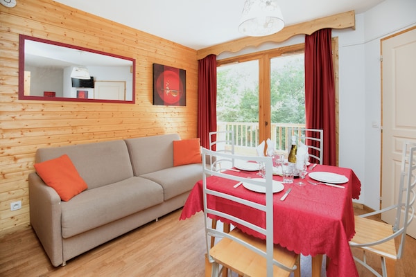 Foto van Appartement in Orelle met zwembad en sauna - Vakantiehuis in Orelle - LivingRoom