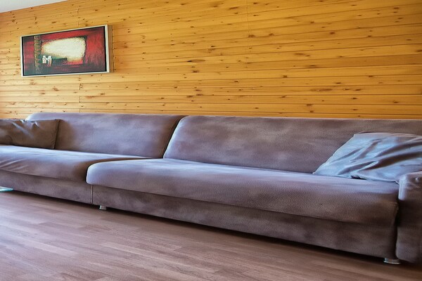 Foto van Appartement met privé binnenzwembad - Vakantiehuis in Orelle - LivingRoom