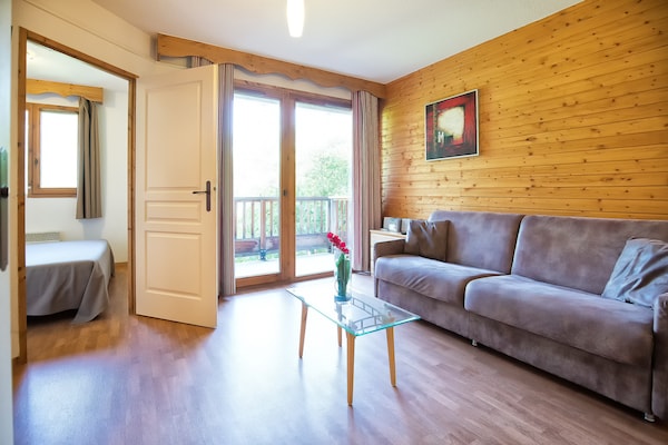 Foto van Appartement in 3 Vallées met zwembad & sauna - Vakantiehuis in Orelle - LivingRoom