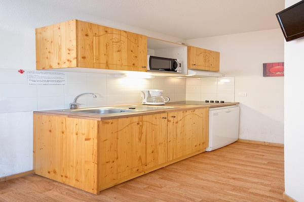 Foto van Appartement in 3 Vallées met zwembad & sauna - Vakantiehuis in Orelle - Kitchen