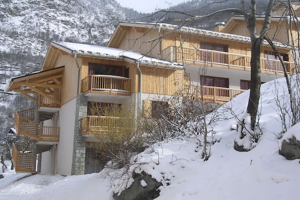 Foto van Appartement in 3 Vallées met zwembad & sauna - Vakantiehuis in Orelle - Outdoor