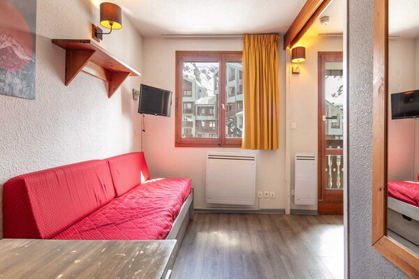 Foto van Verblijf in de Alpen met balkon in Tignes - Vakantiehuis in Tignes - BedRoom