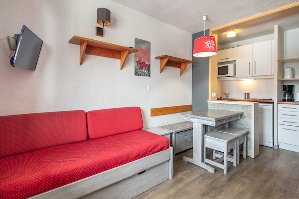 Foto van Alpine ski-appartement in Tignes voor 4 personen - Vakantiehuis in Tignes - LivingRoom