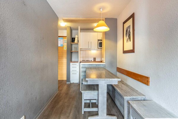 Foto van Alpine appartement met 1 slaapkamer in Tignes - Vakantiehuis in Tignes - DiningRoom