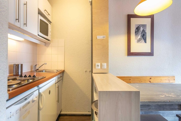 Foto van Alpine appartement met 1 slaapkamer in Tignes - Vakantiehuis in Tignes - Kitchen