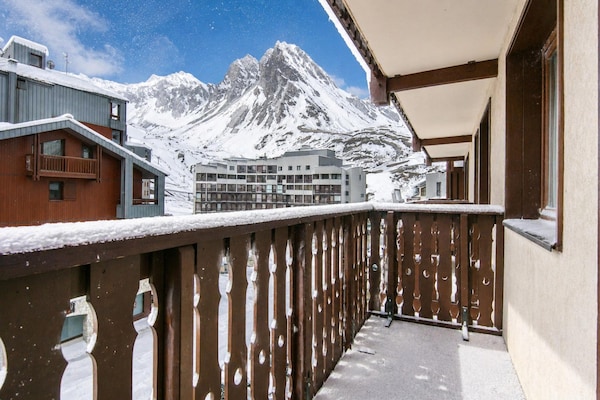 Foto van Alpine ski-appartement in Tignes voor 4 personen - Vakantiehuis in Tignes - TerraceBalcony