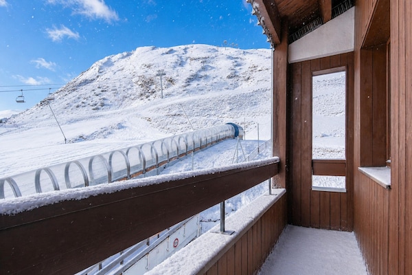 Foto van Appartement vlakbij skiliften - Vakantiehuis in Tignes - TerraceBalcony