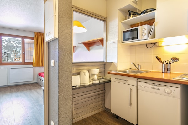 Foto van Verblijf in de Alpen met eigen balkon - Vakantiehuis in Tignes - Kitchen