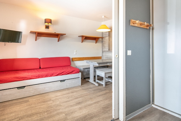 Foto van Verblijf in de Alpen met eigen balkon - Vakantiehuis in Tignes - LivingRoom