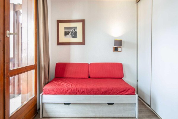 Foto van Gezellig toevluchtsoord met uitzicht op de bergen - Vakantiehuis in Tignes - LivingRoom