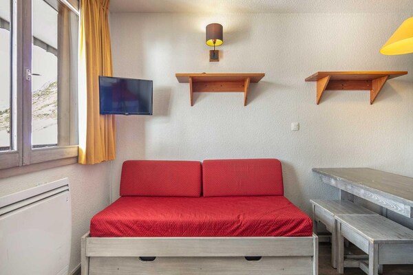 Foto van Tignes-verblijf voor 4 personen met badkuip - Vakantiehuis in Tignes - LivingRoom