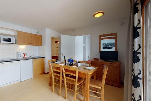 Foto van Appartement in Val Cenis met uitzicht op de bergen - Kitchen