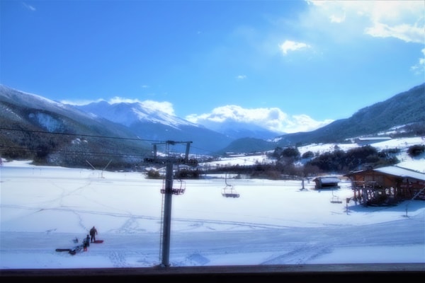 Foto van Appartement voor 6 personen vlakbij de rivier - Vakantiehuis in Val Cenis - TerraceBalcony