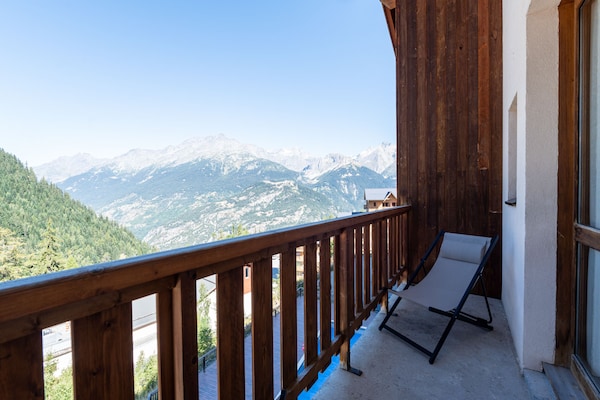 Foto van Appartement in Modane bij de Skipiste - Vakantiehuis in Modane - terrace