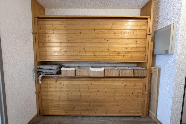 Foto van Appartement met uitzicht op de bergen in Modane - Vakantiehuis in Modane - BedRoom
