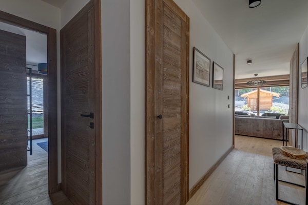 Foto van Ideaal 3 slaapkamer appartement met 200m2 tuin - Vakantiehuis in Megève - 