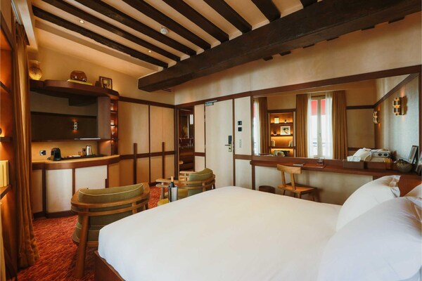 Foto van Vertrouwelijke kamer 4, op een steenworp afstand van het Louvre - BedRoom