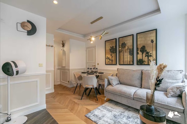 Foto van Luxe appartement met 1 slaapkamer en 4 zitplaatsen in het hart van Parijs. - Untagged