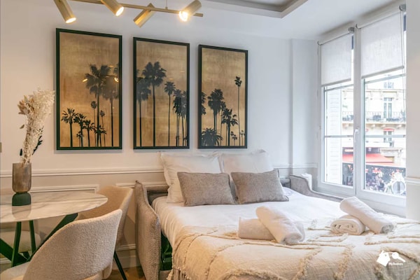 Foto van Luxe appartement met 1 slaapkamer en 4 zitplaatsen in het hart van Parijs. - Untagged