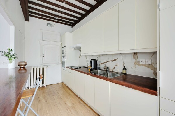 Foto van Prachtig appartement in de Marais - 3 slaapkamers/6 slaapkamers - Parijs - Kitchen