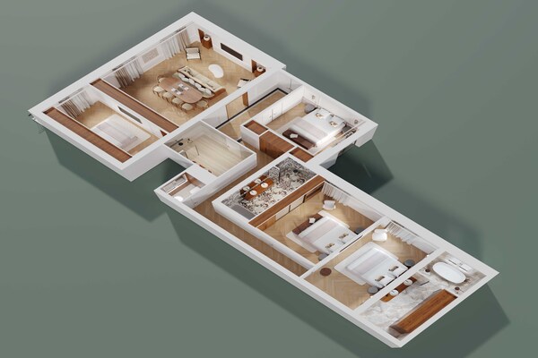 Foto van Luxe appartement / Airconditioning - 4 slaapkamers / 8 plaatsen - Bastille - Untagged