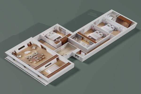 Foto van Luxe appartement / Airconditioning - 4 slaapkamers / 8 plaatsen - Bastille - Untagged