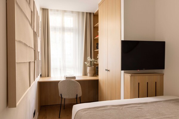 Foto van Elegant appartement met airconditioning, 1 slaapkamer - 4 personen - Nation - Untagged