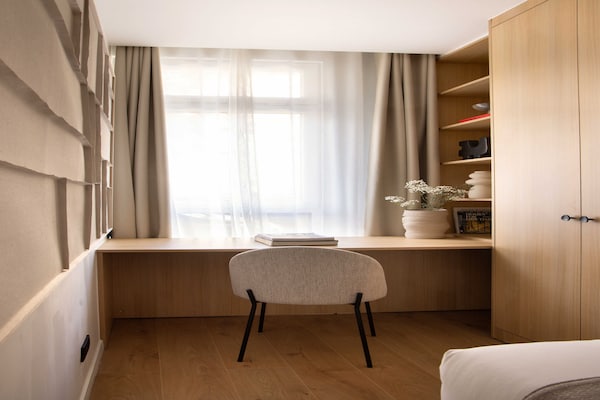 Foto van Elegant appartement met airconditioning, 1 slaapkamer - 4 personen - Nation - Untagged