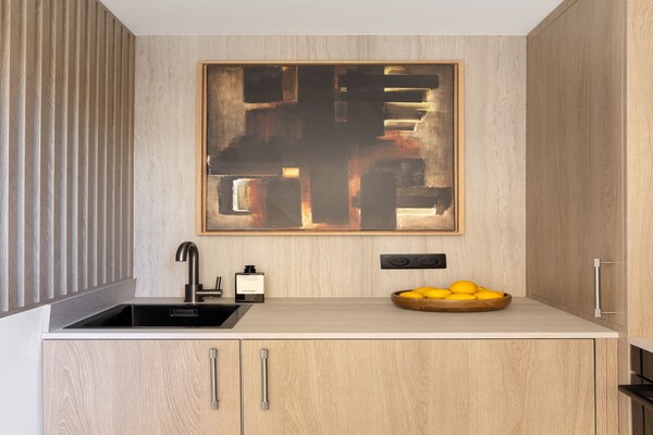 Foto van Prachtig appartement met airconditioning –1 slaapkamer/4 personen– Alésia - Kitchen