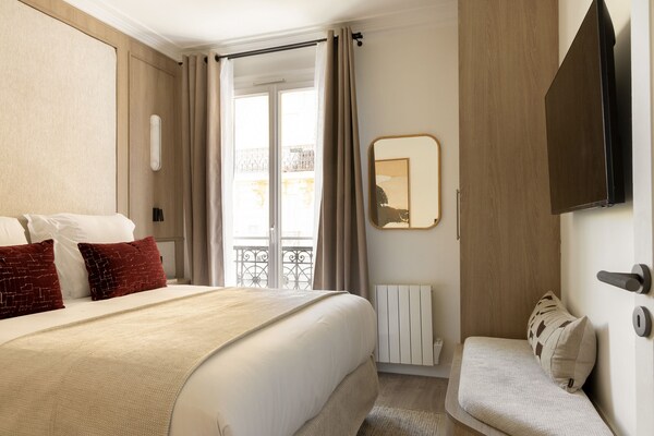 Foto van Prachtig appartement met airconditioning –1 slaapkamer/4 personen– Alésia - BedRoom