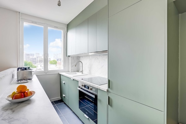 Foto van Designappartement 1BR/2P - Beaugrenelle - Vakantiehuis in Paris - Untagged