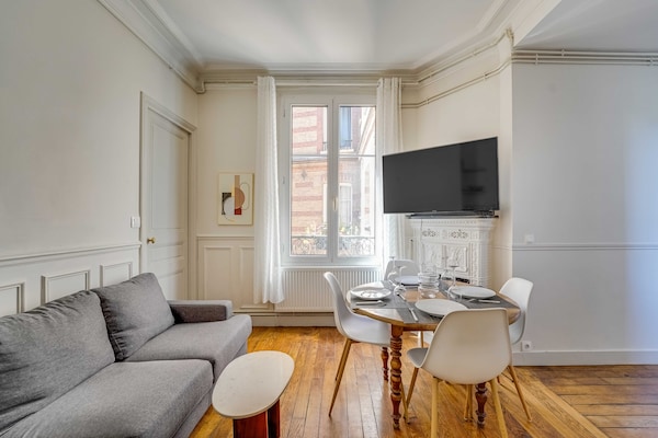 Foto van 2-slaapkamer/4-persoons appartement nabij Batignolles - Untagged