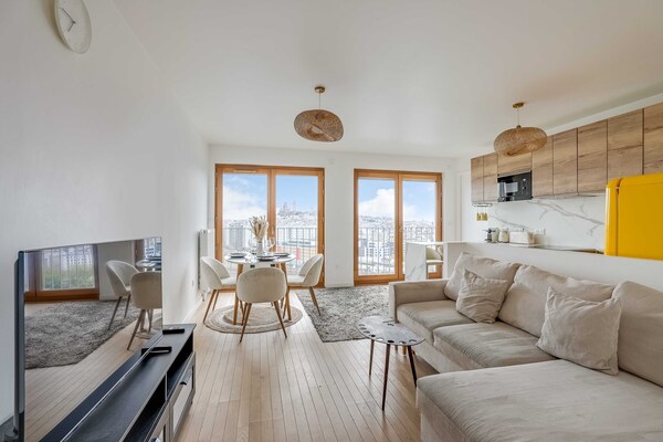 Foto van Gezellig appartement – 1BDR/4P – Uitzicht op de Sacré-Cœur - Untagged