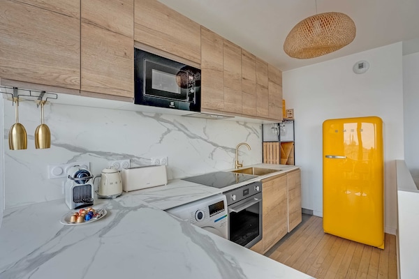 Foto van Gezellig appartement – 1BDR/4P – Uitzicht op de Sacré-Cœur - Untagged