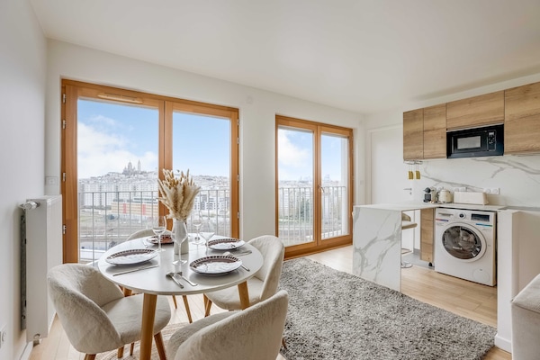 Foto van Gezellig appartement – 1BDR/4P – Uitzicht op de Sacré-Cœur - Untagged