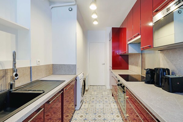 Foto van Prachtig appartement 2 slaapkamers/6 personen – Eiffeltoren - Untagged