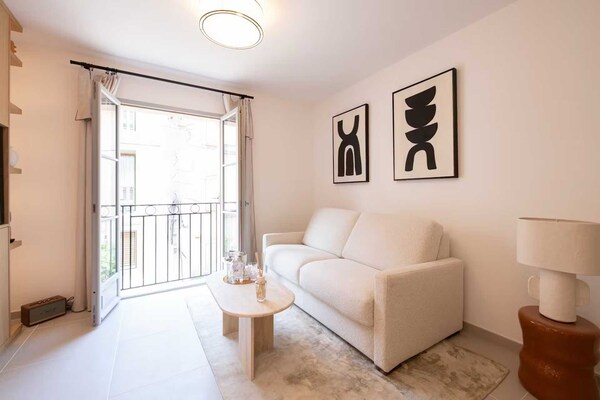 Foto van Licht appartement 1 slaapkamer/2 personen - Haven van Saint-Tropez - LivingRoom
