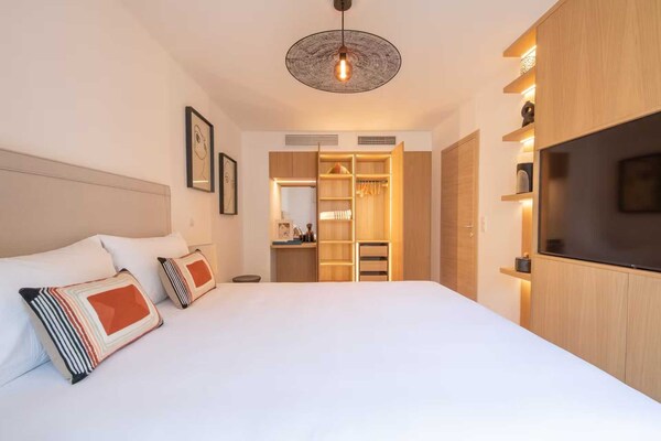 Foto van Licht appartement 1 slaapkamer/2 personen - Haven van Saint-Tropez - BedRoom