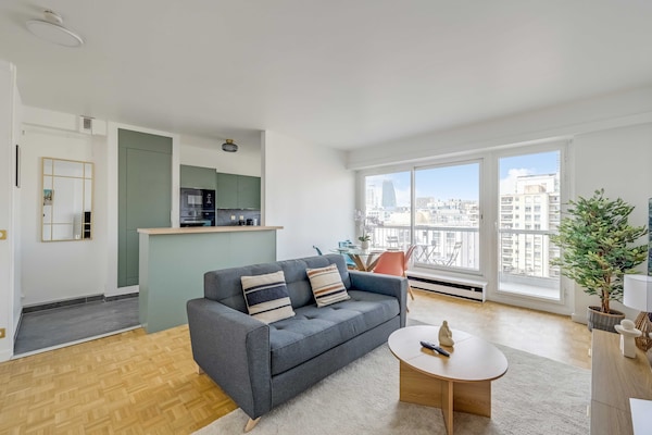 Foto van Licht appartement – 1 slaapkamer/4 personen – vlakbij Parijs en La Défense - Untagged