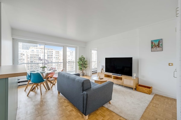 Foto van Licht appartement – 1 slaapkamer/4 personen – vlakbij Parijs en La Défense - Untagged