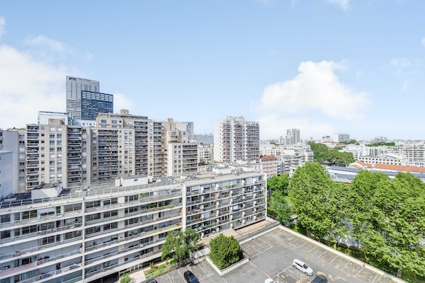 Foto van Licht appartement – 1 slaapkamer/4 personen – vlakbij Parijs en La Défense - Untagged