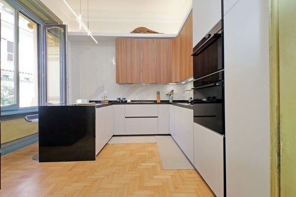 Foto van Ruim Prati-appartement voor gezinnen - Vakantiehuis in Roma - Kitchen