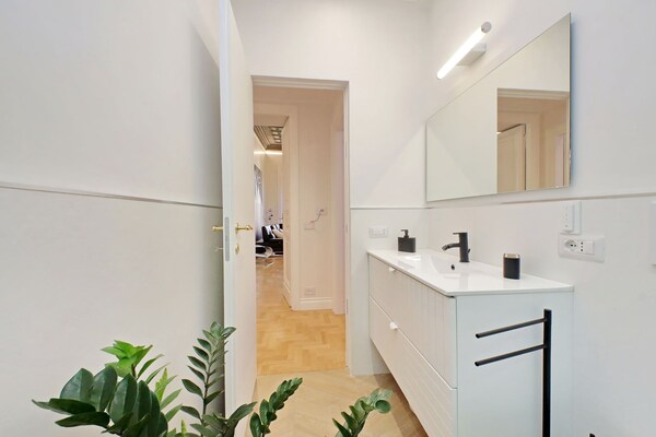 Foto van Ruim Prati-appartement voor gezinnen - Vakantiehuis in Roma - BathRoom