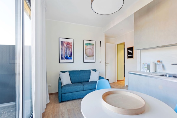 Foto van Milan-Bergonzoli: Appartement met 1 slaapkamer e - Vakantiehuis in Milano - LivingRoom
