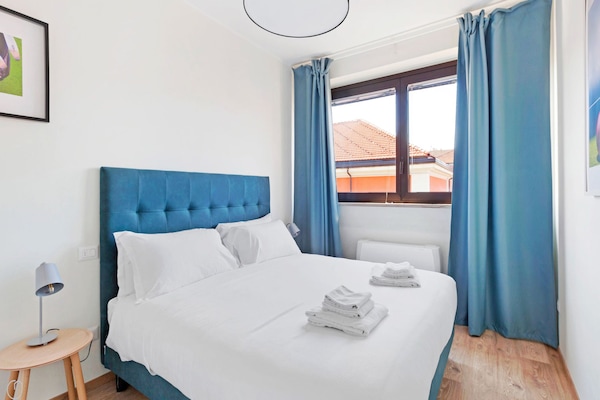 Foto van Milan-Bergonzoli: Appartement met 1 slaapkamer e - Vakantiehuis in Milano - BedRoom