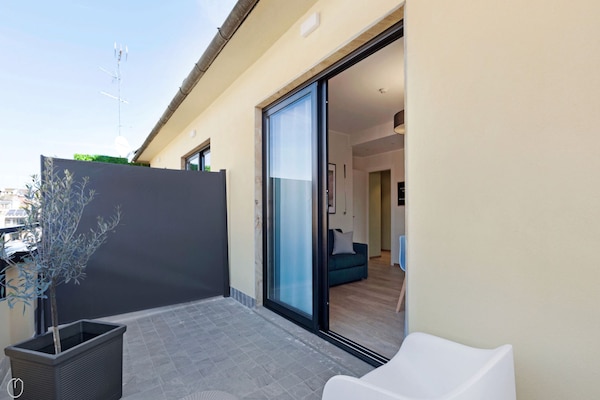 Foto van Milan-Bergonzoli: Appartement met 1 slaapkamer e - Vakantiehuis in Milano - TerraceBalcony
