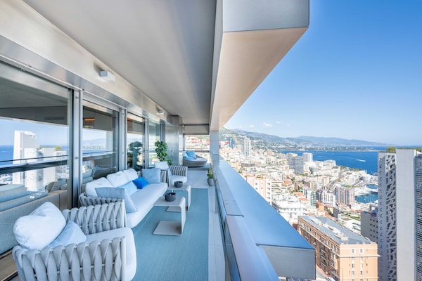 Foto van Luxe 5BR 10p appartement met terras Monaco - Vakantiehuis in Monaco - TerraceBalcony