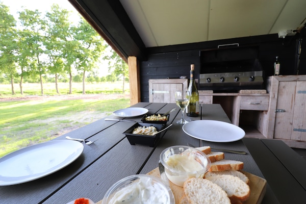Foto van Prachtige boerderij met sauna - Vakantiehuis in Noardburgum - TerraceBalcony